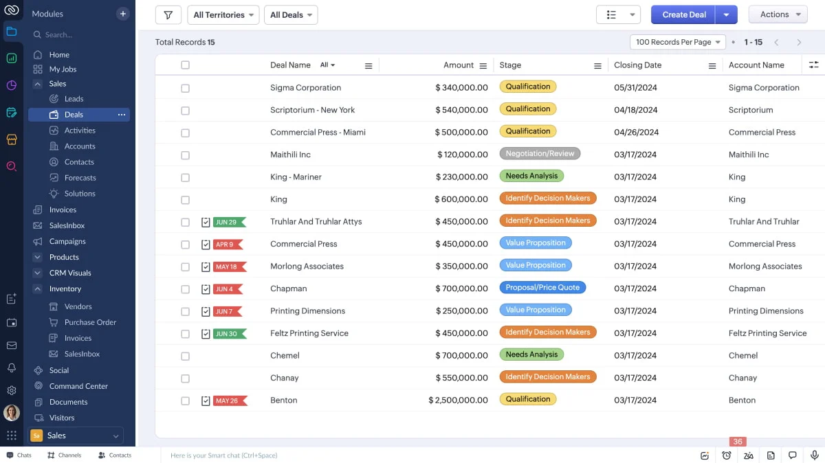 zoho-crm-chile